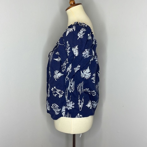 Pomander Place‎ Beaufort Botanical Blue & White Blouse - Picture 2 of 9